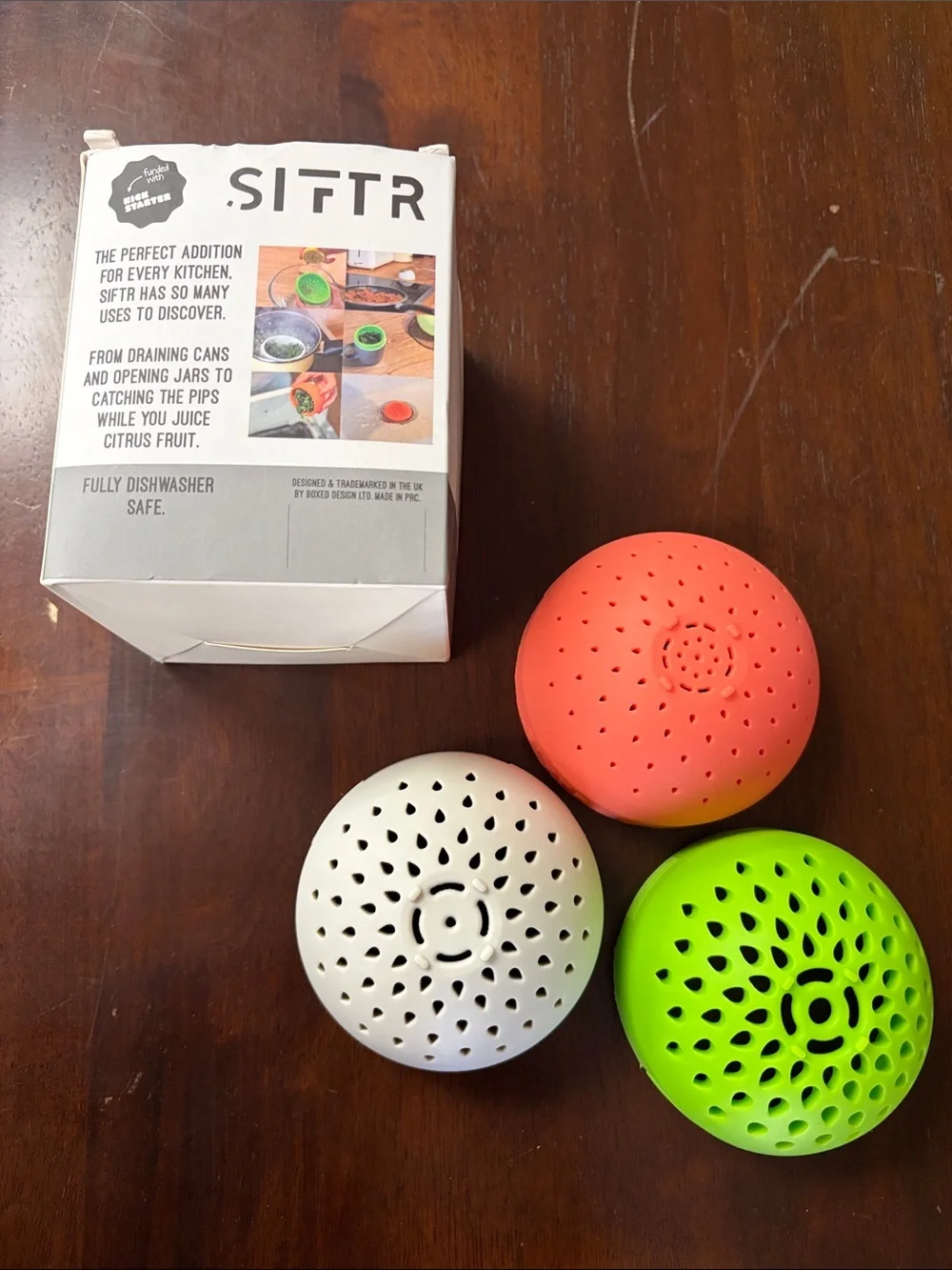 Nesting Can Strainer Mini Colander Set - Silicone Can Strainers